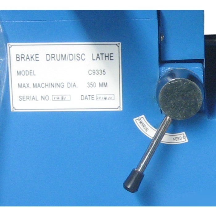 C9335 Brake Plate Brake Drum Cutting Lathe Machine