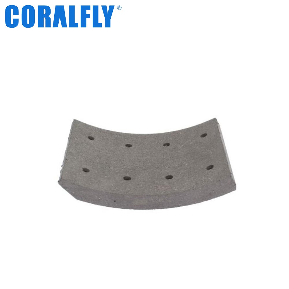 Coralfly Hot Style 19934 Truck Shoe Brake Lining for renault 5000821815 5000288512 5000822061 5001855104 5001860030 5000812335
