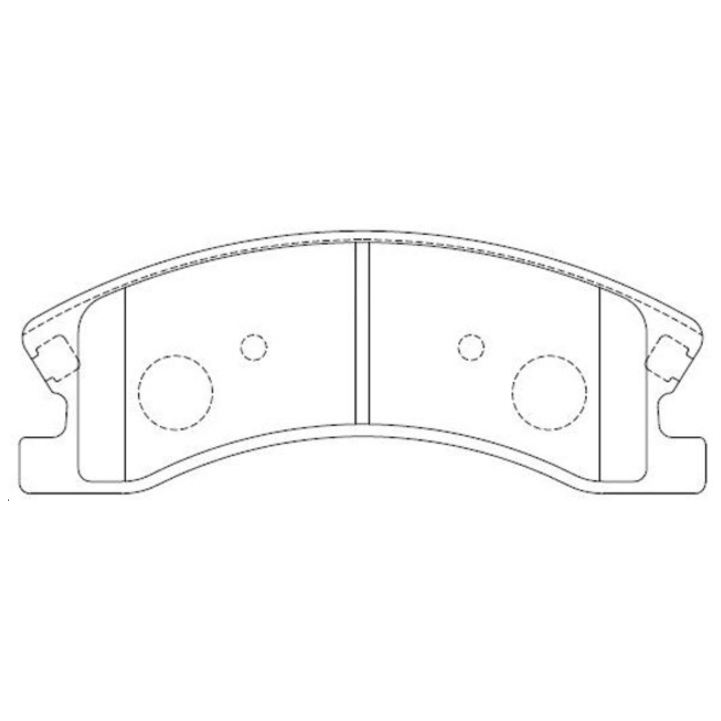 High Performance Factory Auto Parts Brake Pads (Pastillas De Freno) OEM Disc D945/wva 24083 Is Front Axle Brake for CHRYSLER