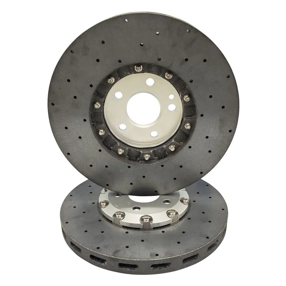 2124210512 Front Carbon Ceramic Brake Disc Accessory for Mercedes Benz C 63 AMG CLS BMW Audi Toyota Nissan Ford Porsche M4