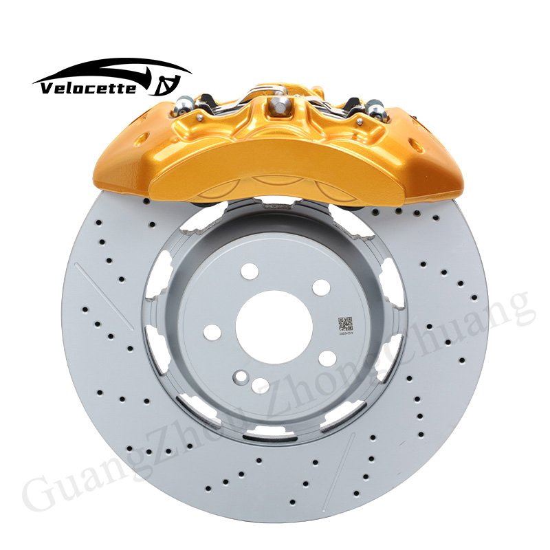 Upgrade Big Brake Kit AMG6 Caliper 6piston Front Rear Brake Caliper 390 360mm 19 Inch Rims for bmw Series audi A7 A8 honda civic