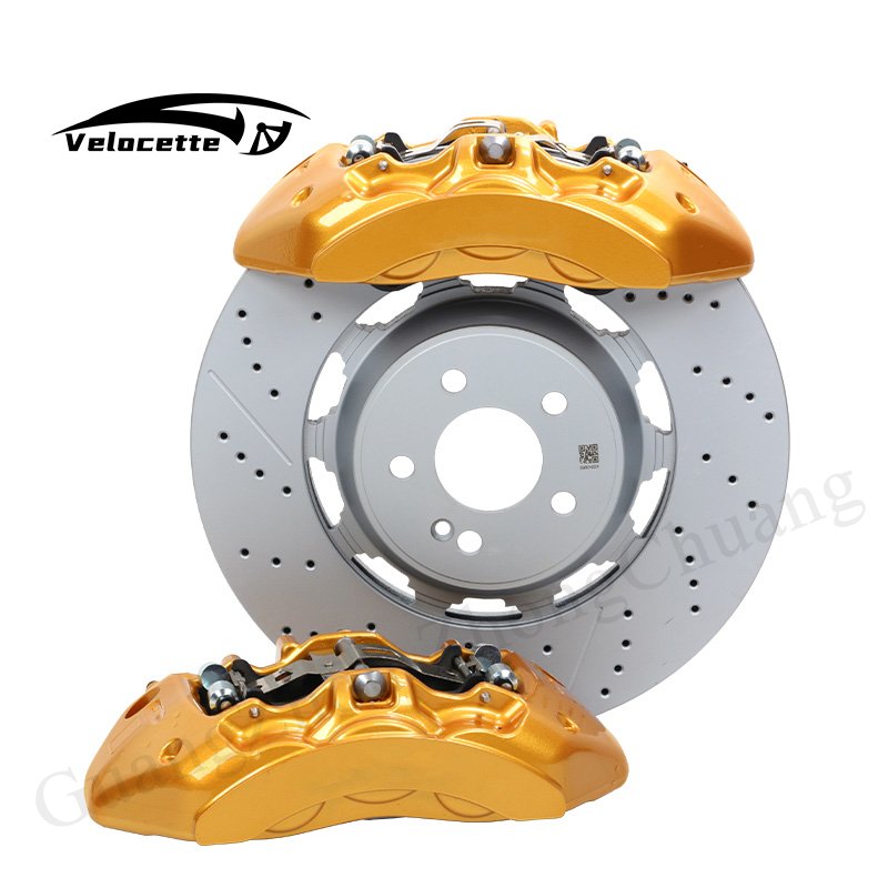 Upgrade Big Brake Kit AMG6 Caliper 6piston Front Rear Brake Caliper 390 360mm 19 Inch Rims for bmw Series audi A7 A8 honda civic