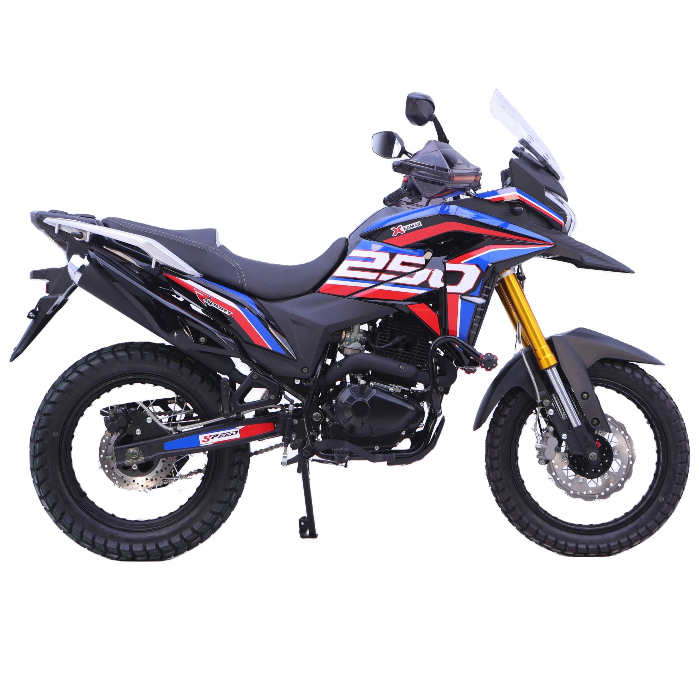 2025 Motorcycle Petrol Bike 200cc Motorcycle Kamax Cross Motorcycle Adv Style Brake Disc LED Light