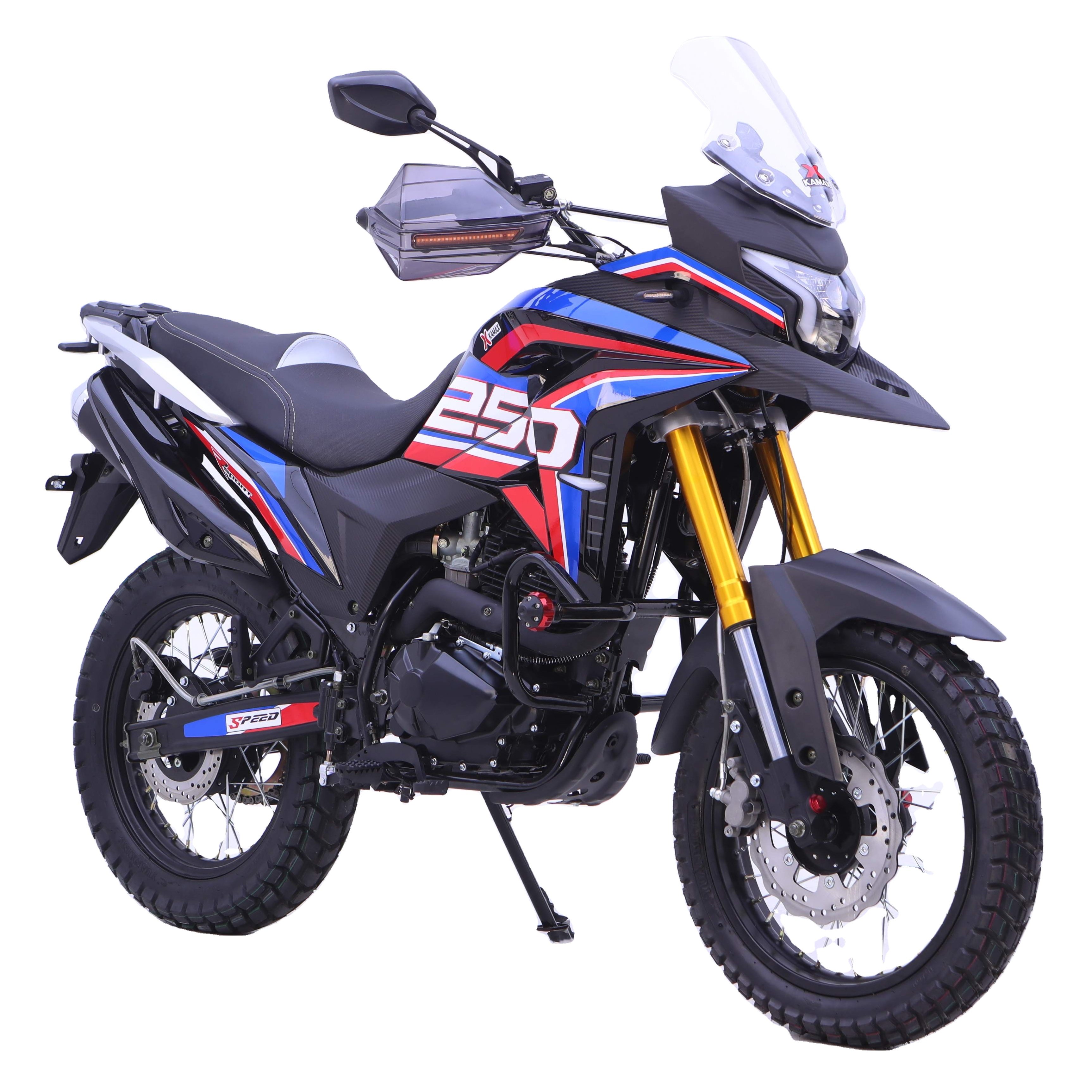 2025 Motorcycle Petrol Bike 200cc Motorcycle Kamax Cross Motorcycle Adv Style Brake Disc LED Light