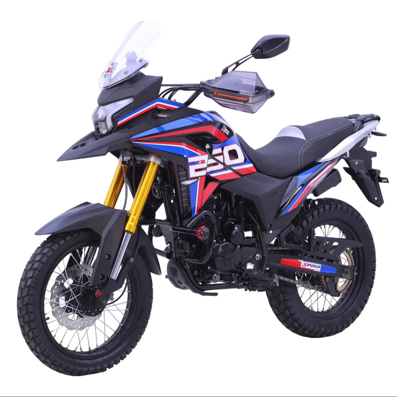 2025 Motorcycle Petrol Bike 200cc Motorcycle Kamax Cross Motorcycle Adv Style Brake Disc LED Light