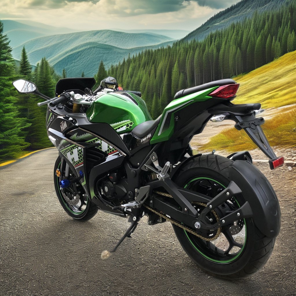 XRZ 250CC High-Speed Racing Motorcycle New 1 Cylinder 4 Stroke Water Cooling CDI Electric Start Double Disc Brake Gasoline