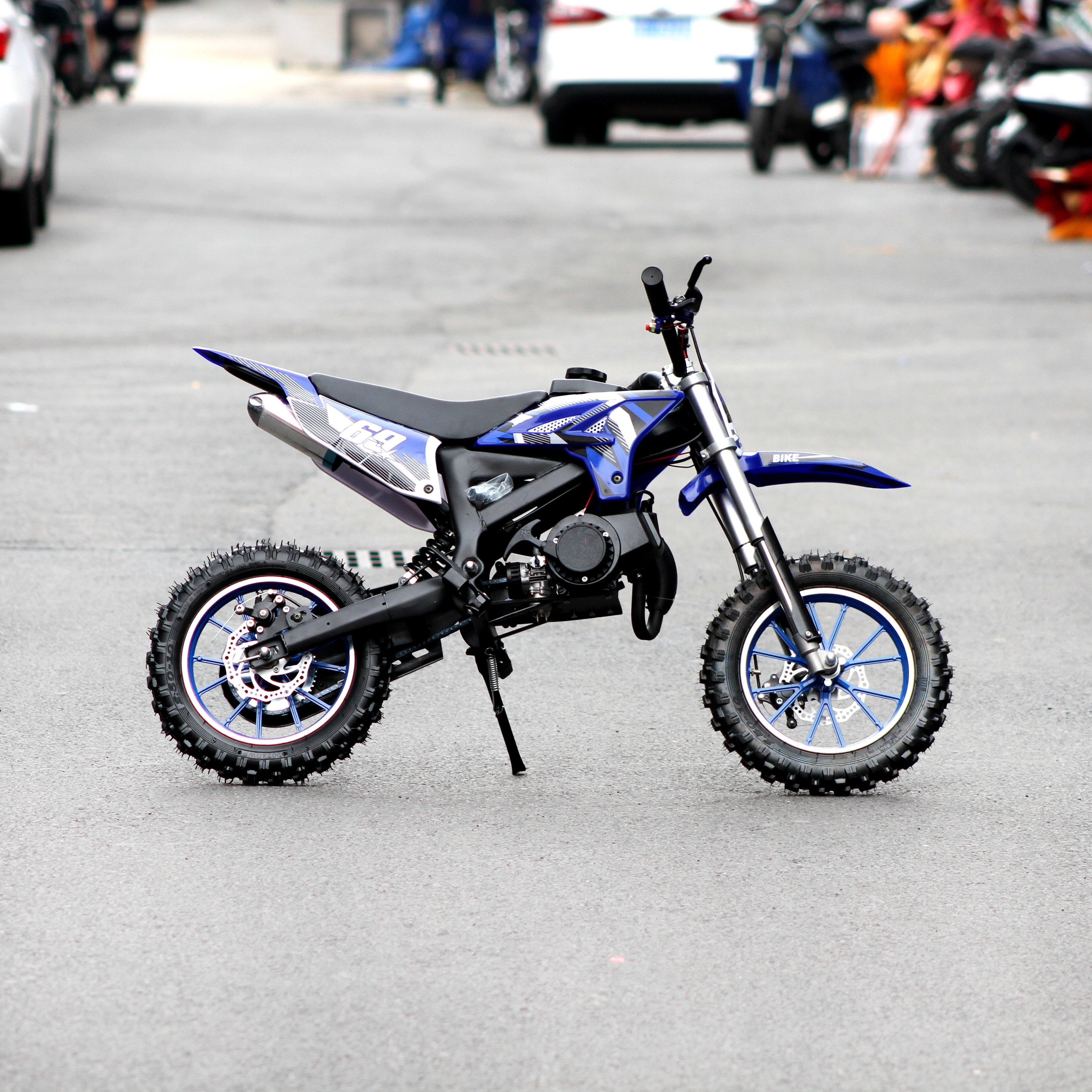 49cc Moto Cross Kids Bike 2 Stroke Gasoline Power Dirt Pit Bike 49cc Mini Bike for Teenagers