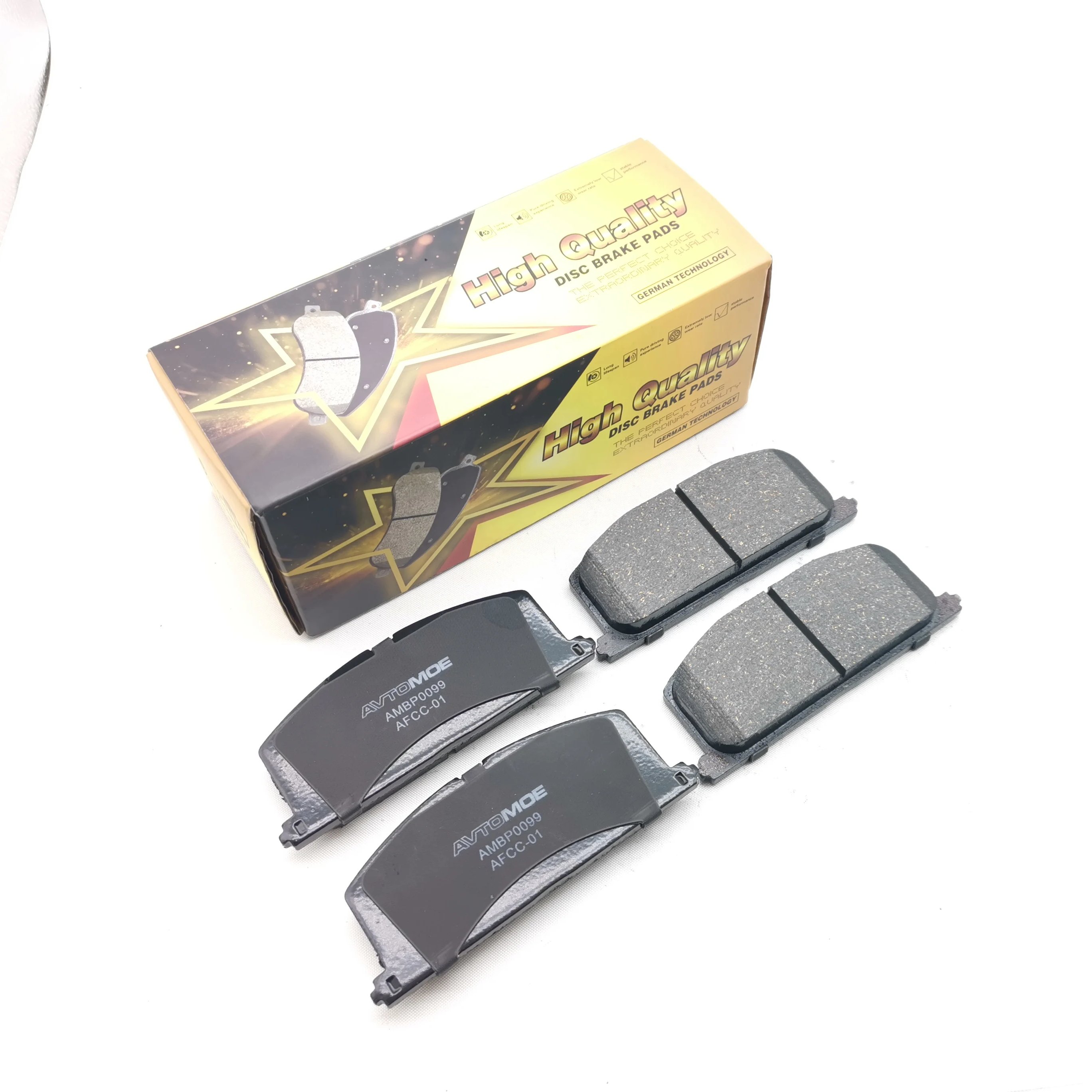 FMSI D242 China Brake Systems Manufacturer Auto Car Parts Ceramic Disc Brake Pads Front Rear No Noise Non-asbestos