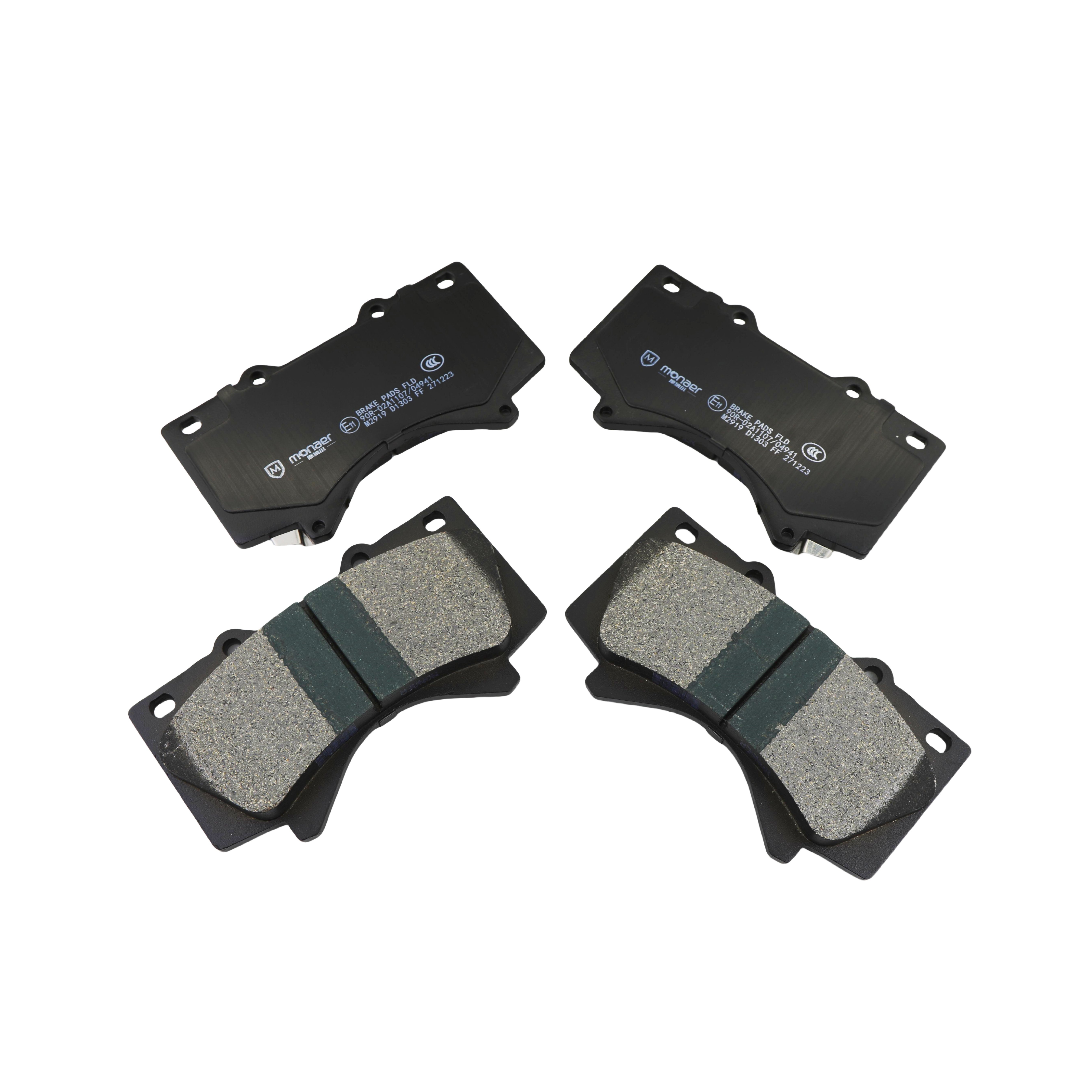 Monaer Brake Pads D1303 Ceramic Front Disc Front Brake Pad for Toyota