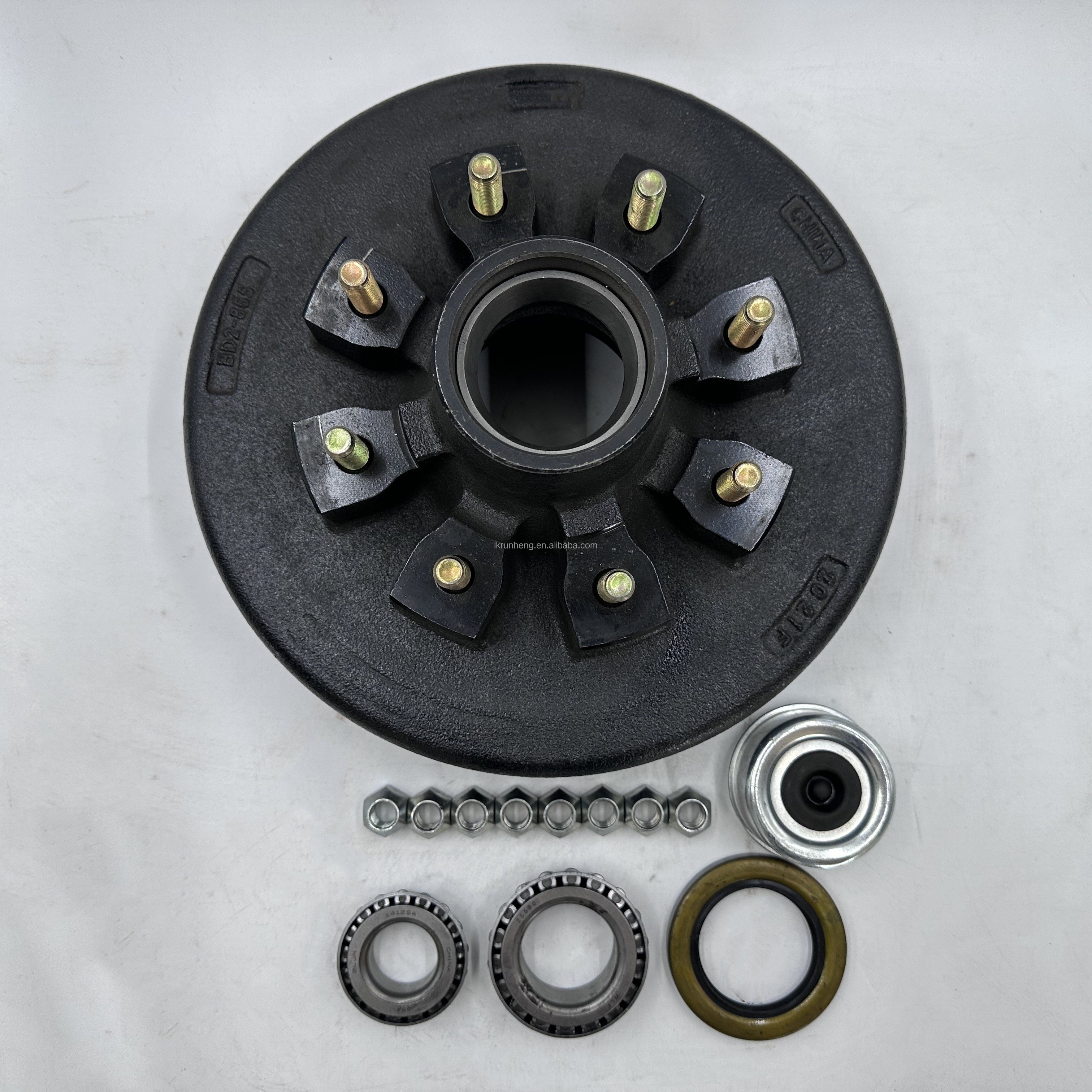 Trailer 8 on 6.5" Hub Drum Kits for 7000 Lbs Axle Trailer Parts & Accessories