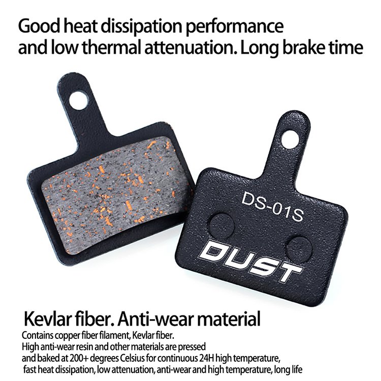 DUST Cycling Bike Part MTB Bicycle Hydraulic Disc Semi Metallic Brake Pads for B01s SRAM AVID HAYES Magura ZOOM