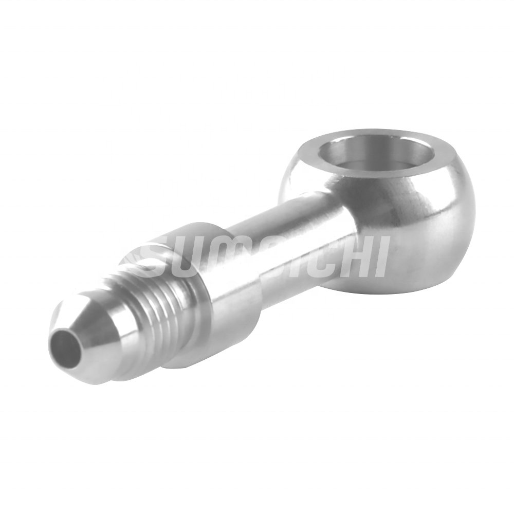 SUMEICHI High Quality Stainless Steel Straight Banjo To Male AN3 AN4 Brake Fittings Hand Brake Systems