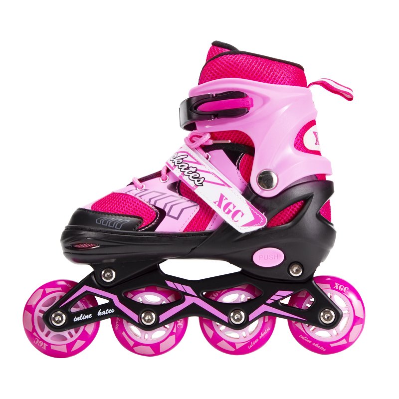 Inline Skate Shoes With PVC Single Light Wheels Lower Price Roller Skates Shoes for Kids
