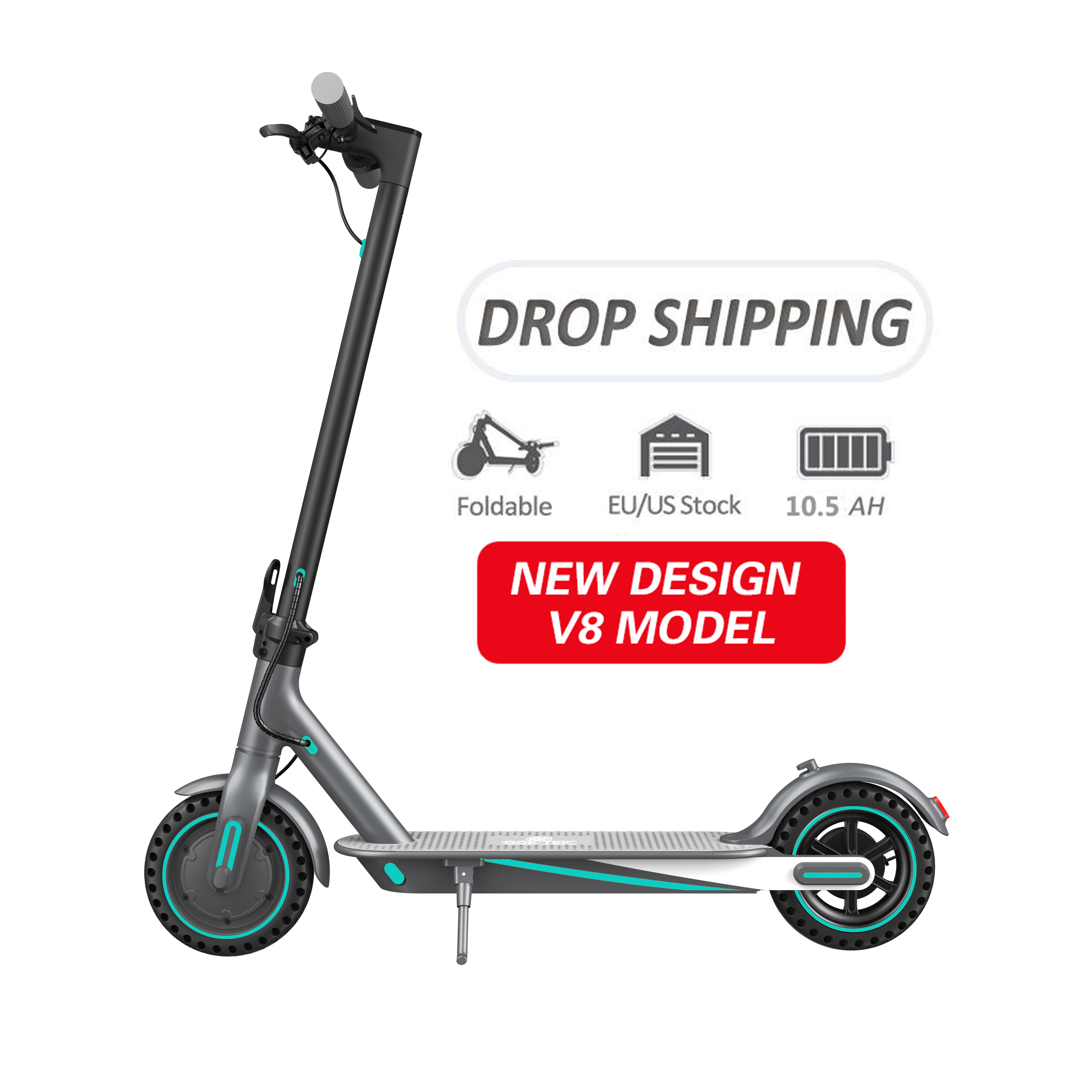 2024 Hot Sale E Scooters 350W 500W Pourful Motor Folding Electric Scooter Dropshipping Adults Electric Scooters