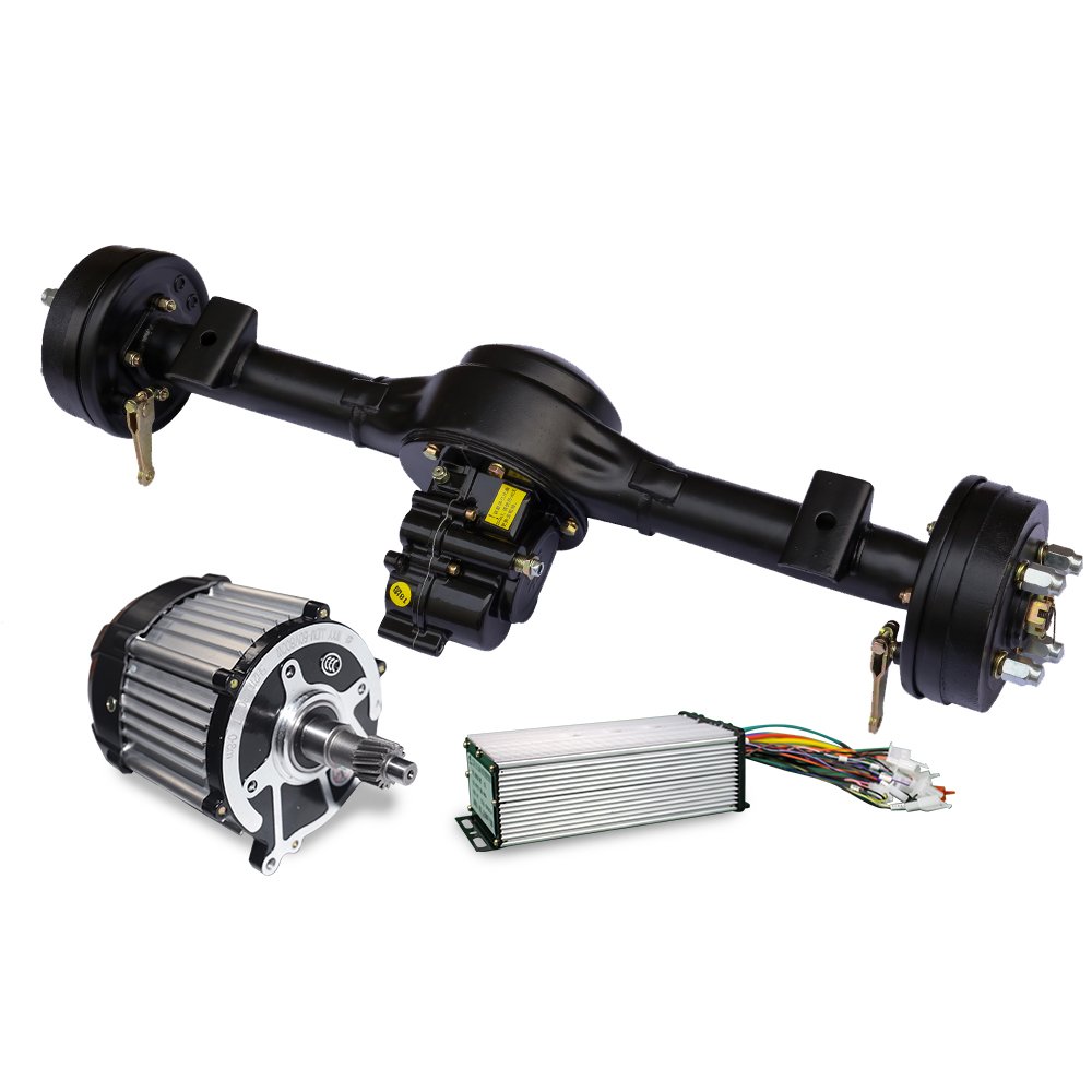Drum Brake Rear Axle Length 70cm 48V 1500W Electric Drive Axle