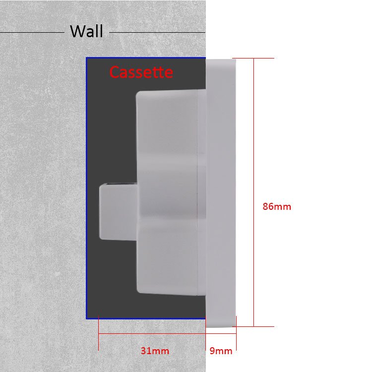 Indoor Buint-in Socket AP Wireless Network Access Point Socket AP with 5.8G 1800M WIFI6 Dual-band In-wall Wireless AP