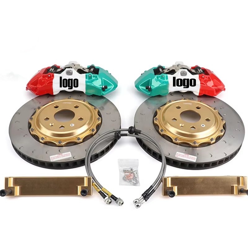 Custom Ceramic Big Brake Pads Kit Anti-Lock System Spare Parts Auto GT6 Brake Systems for E36 W212 200Sx E92 335 Dodge Charger