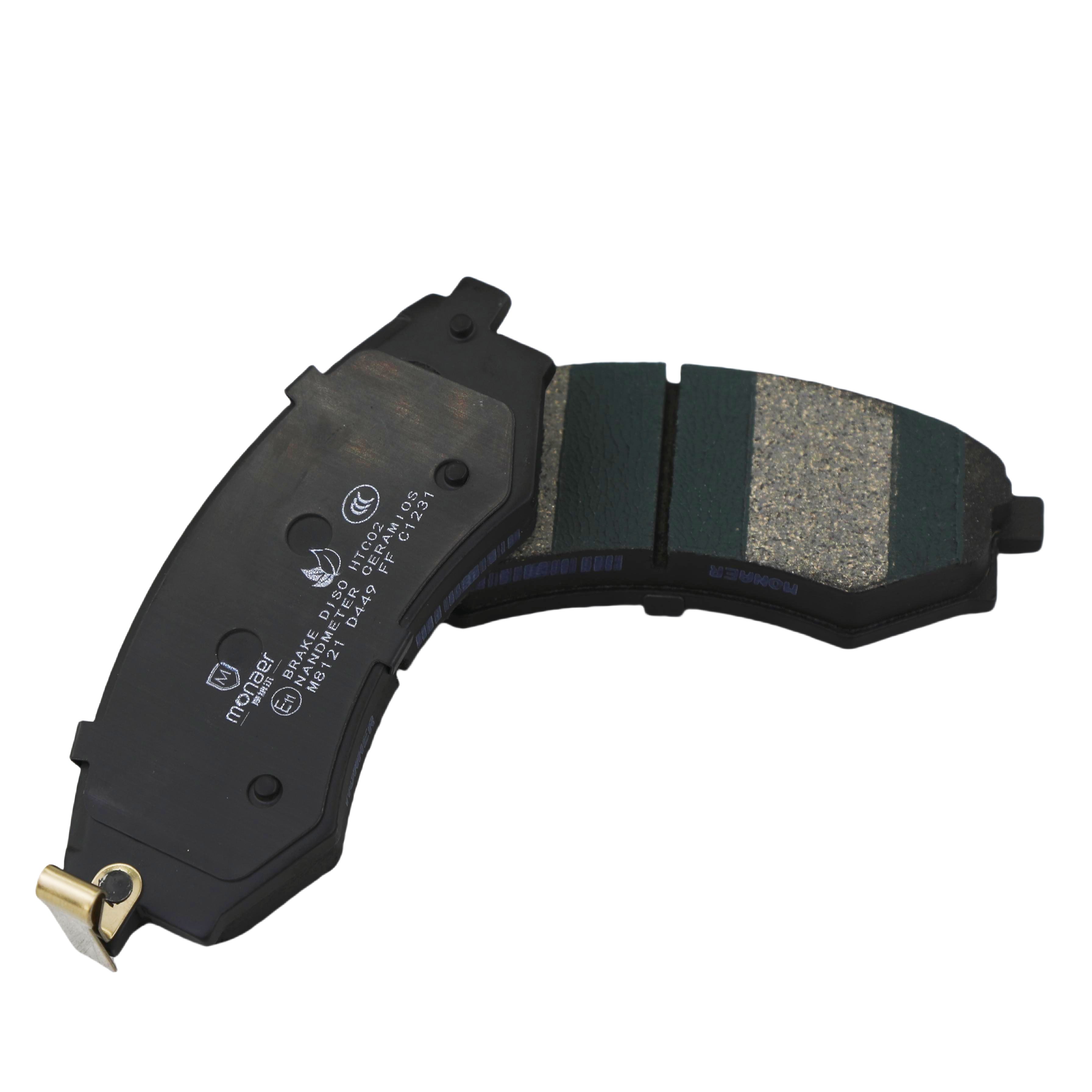 Monaer Brake Pads D449 Ceramic Front Disc Brake Pad for Nissan/Hyundai