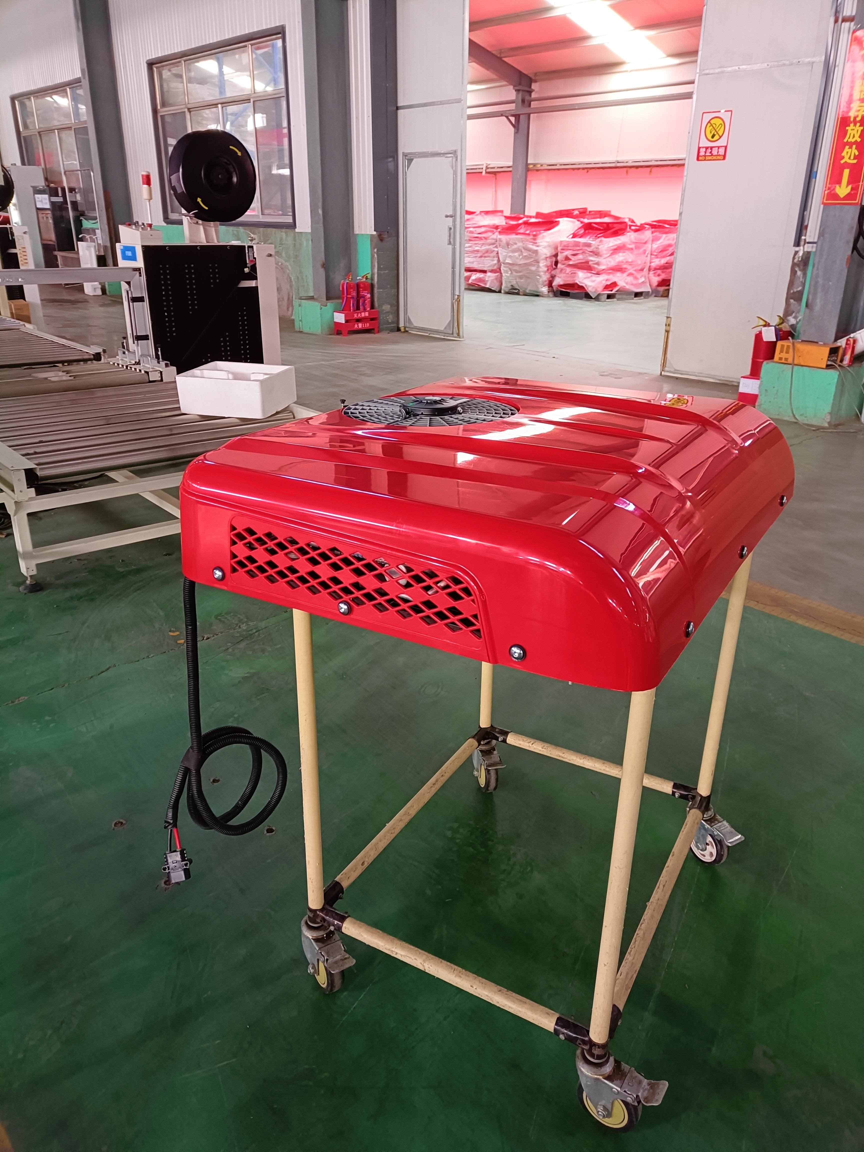 RGFROST 2500W Truck Air Conditioner Frightliner Battery Electric Roof Conditioner 12/24V Voltage Parking Air Conditioning Cooler