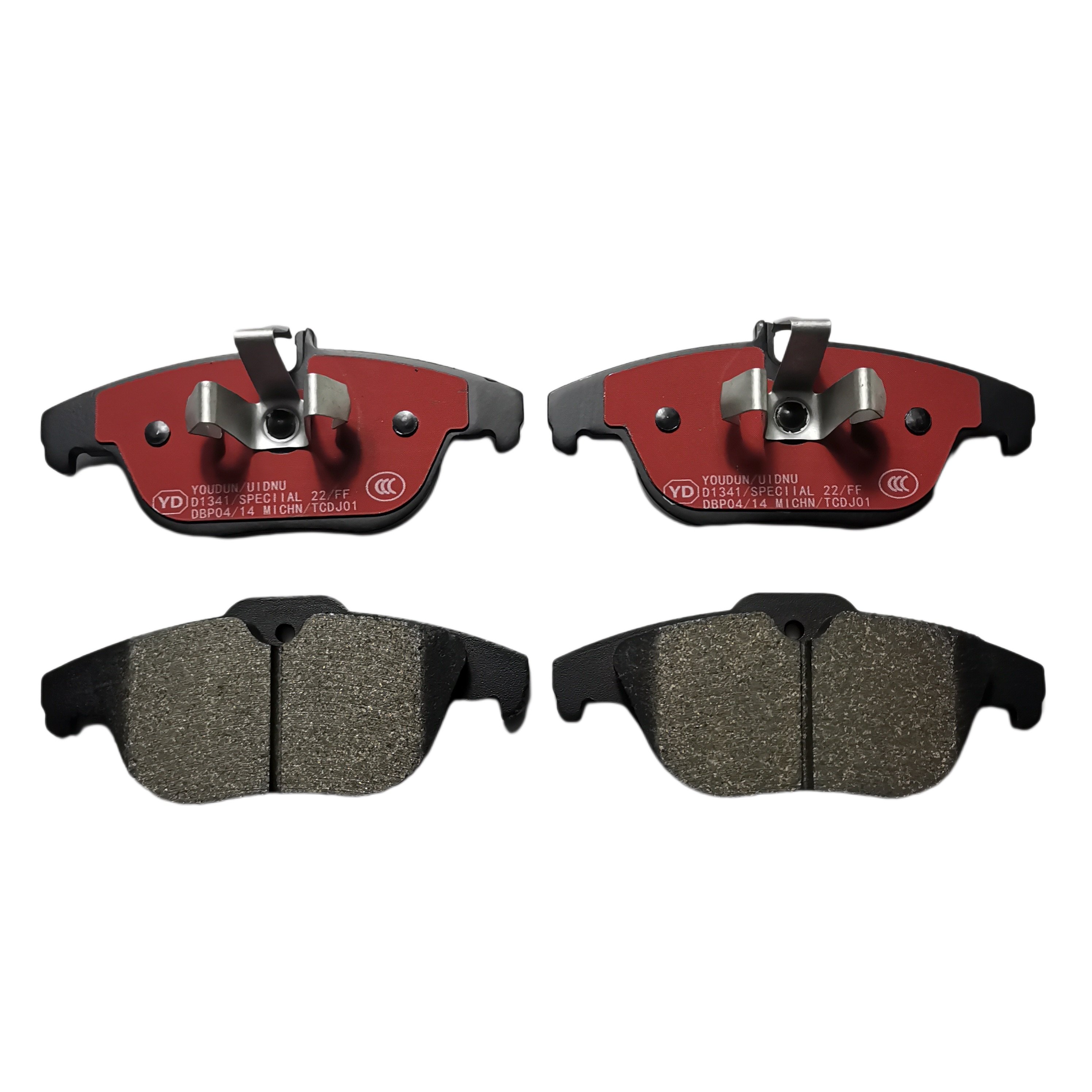 D1341 for Rear Ceramic Brake Pads for MERCEDES-BENZ C250 C300 C350 E550 OE Number 0064206120 A0054204220 0054204220