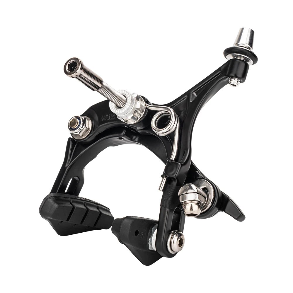 ZTTO Road Bike Caliper Side Pull Rim Brake Alloy Center Mount Front Rear With Brake Pads Fit for 700C 25c 28c 32c 35c Cycling
