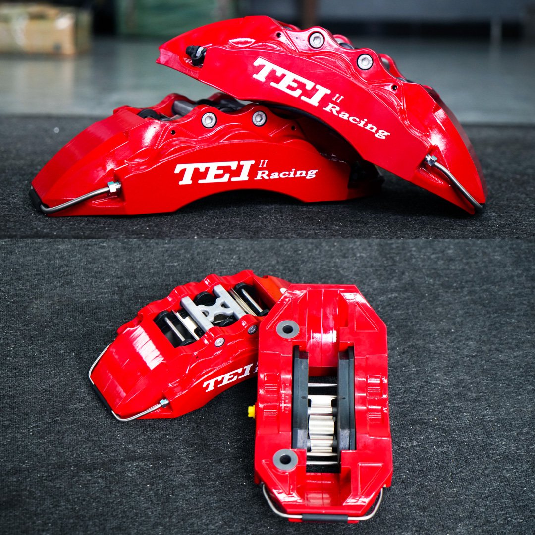 Front Big Brake Kit P60ES 6 Piston Caliper With 378*32 mm Rotor BBK Auto Brake System for Honda Accord 19 Inch Car Rim