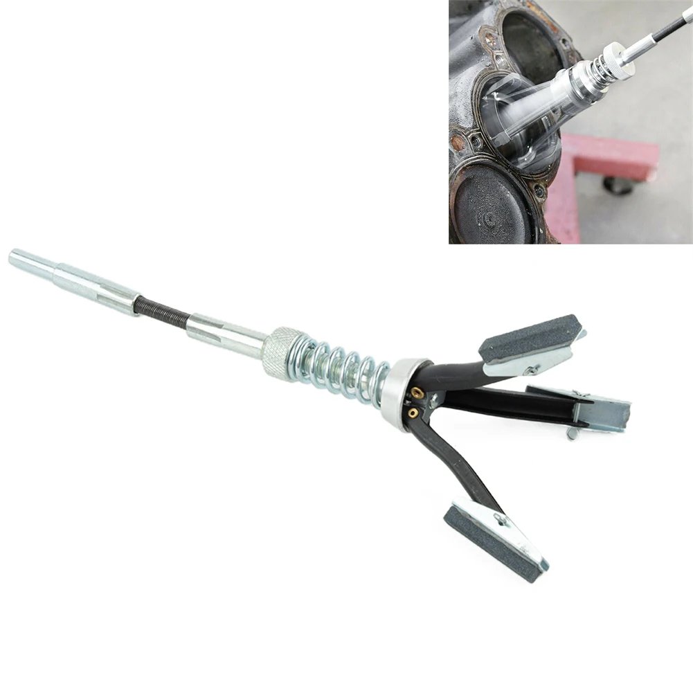 Three-jaw Cylinder Sander Inner Diameter Grinder Steel Car Engine Brake Cylinder Bore Hone Tool Flexible Shaft Honing 18-63mm