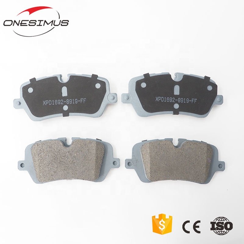 High Performance Better Auto Parts LR036574 D1692 Rear Axle Ceramic Brake Pads Set for Land Rover
