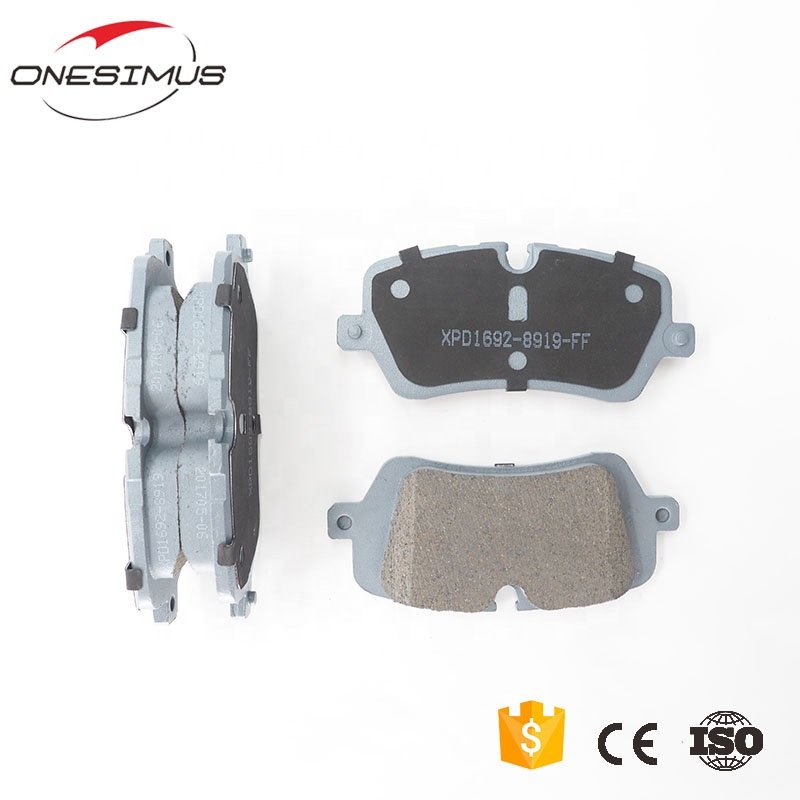 High Performance Better Auto Parts LR036574 D1692 Rear Axle Ceramic Brake Pads Set for Land Rover