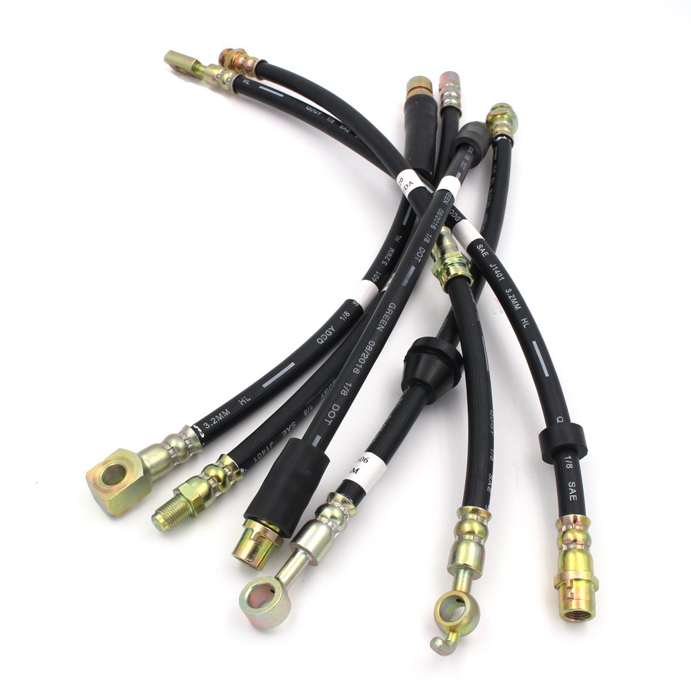 SAE J1401 GB16897 FMVSS106 Standard Auto Brake System Dot Car Flexible Brake Hose made of High Quality Rubber