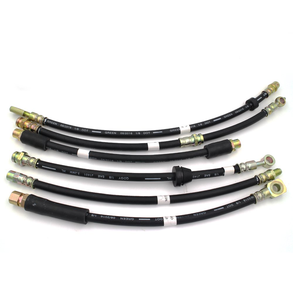SAE J1401 GB16897 FMVSS106 Standard Auto Brake System Dot Car Flexible Brake Hose made of High Quality Rubber