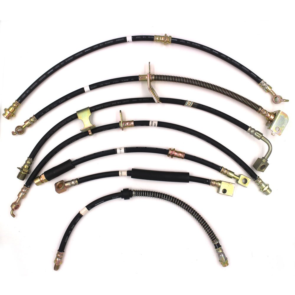 SAE J1401 GB16897 FMVSS106 Standard Auto Brake System Dot Car Flexible Brake Hose made of High Quality Rubber