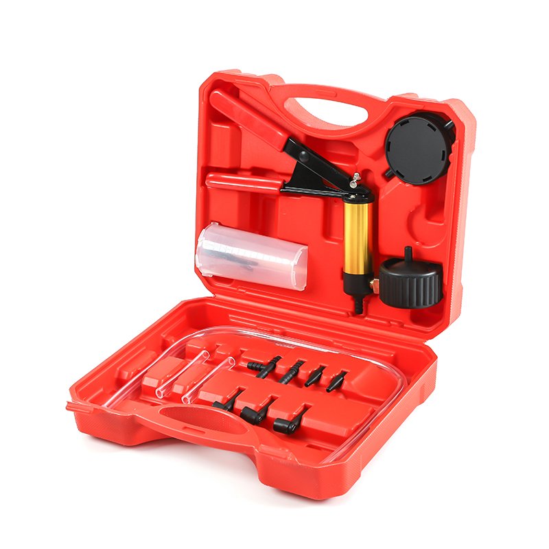 Portable Durable Car Manual Vacuum Pressure Pump Brake Fluid Bleeding Repair Tester Kit