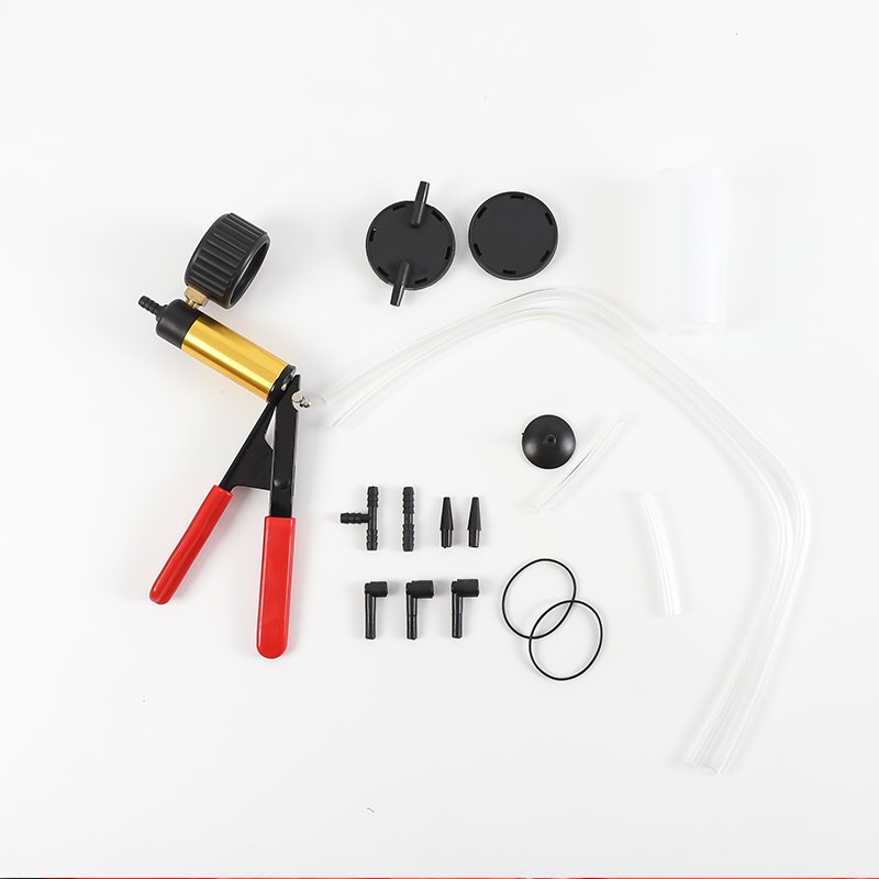 Portable Durable Car Manual Vacuum Pressure Pump Brake Fluid Bleeding Repair Tester Kit