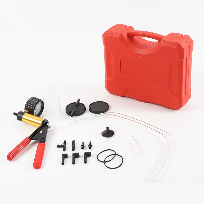 Portable Durable Car Manual Vacuum Pressure Pump Brake Fluid Bleeding Repair Tester Kit