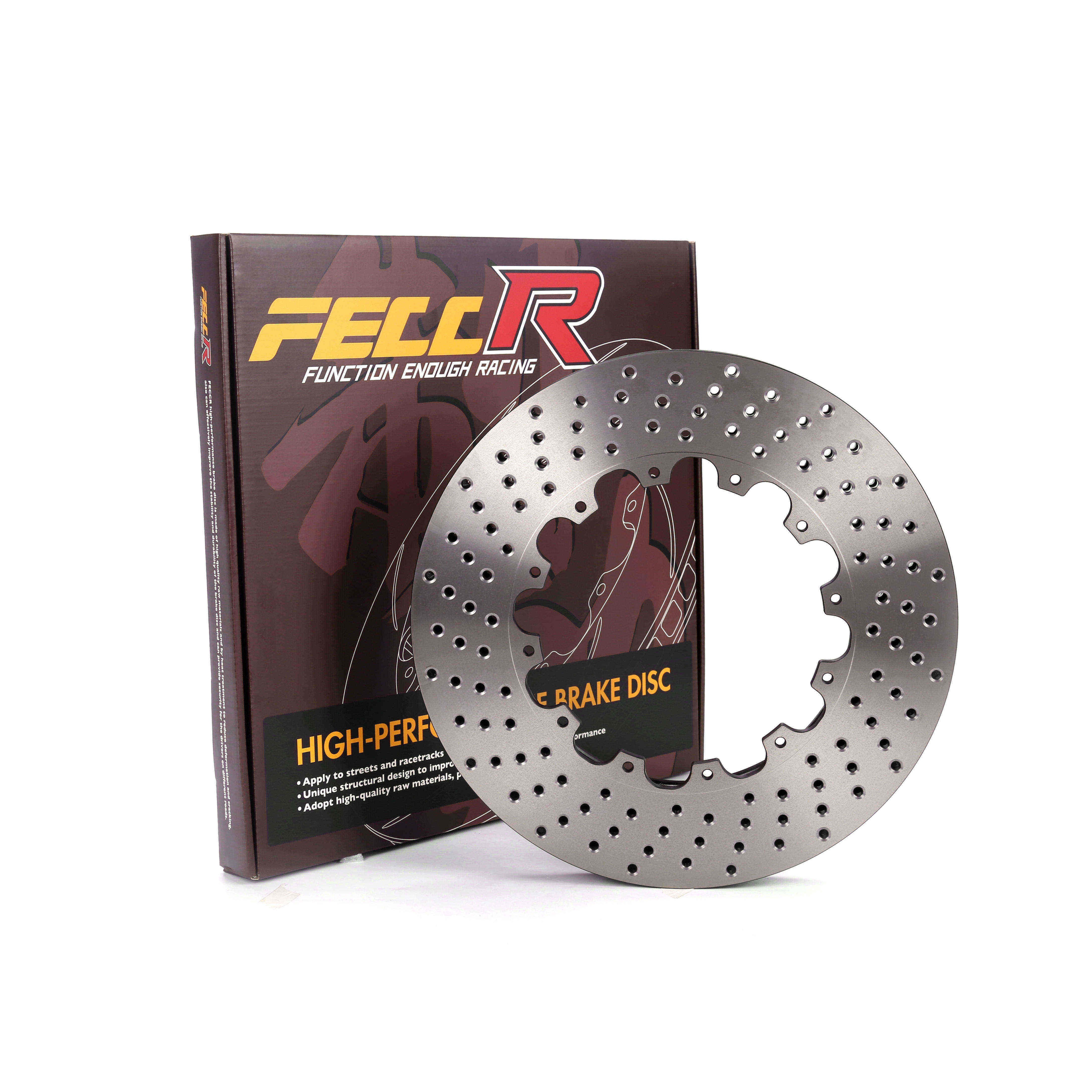Factory Sale High Quality All Size Brake Disc Drilled Painted Coated Auto Spare Parts Ventilated Brake Disc for 355*32MM K62