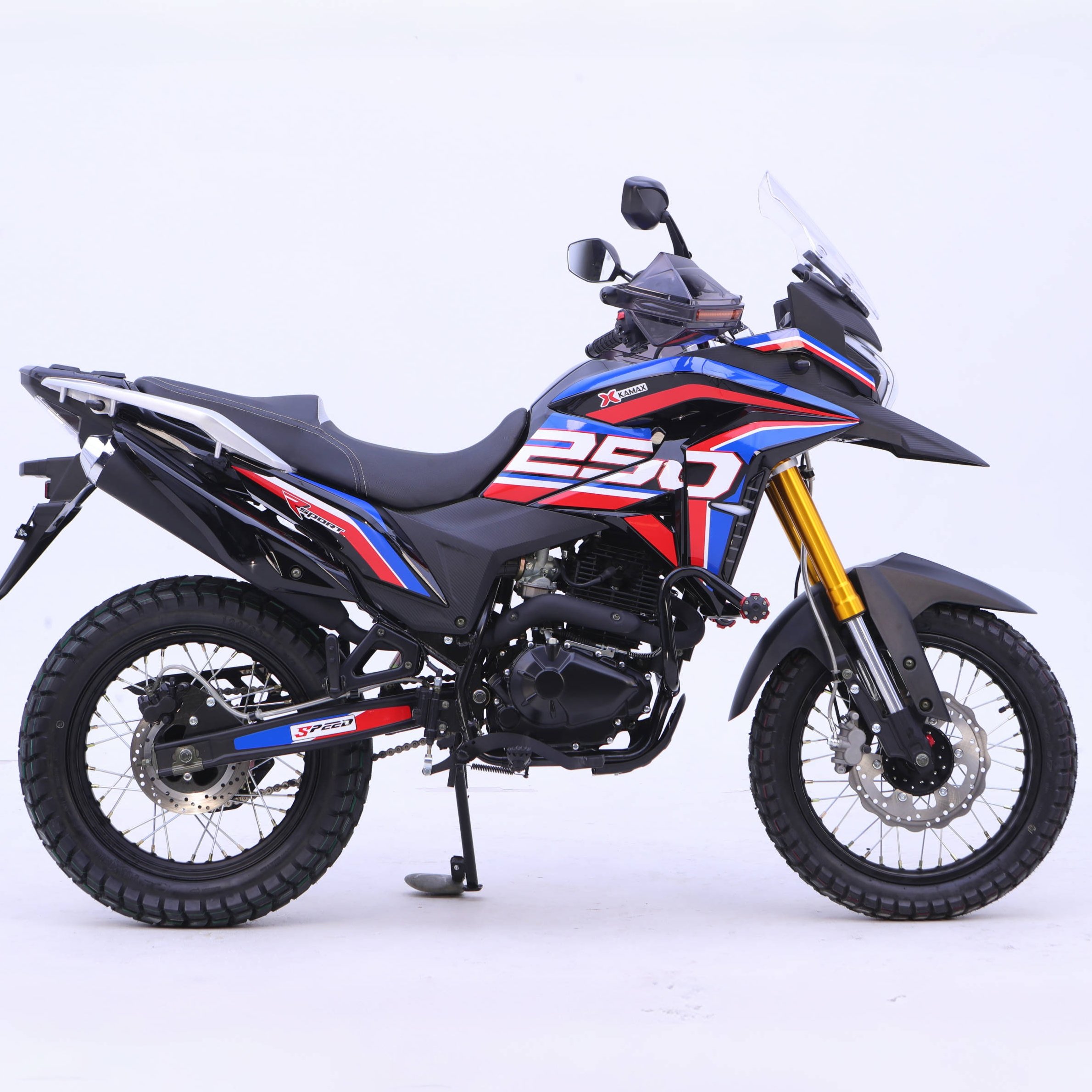 Cheap Price Motorcycle 2024 Petrol Bike 200cc Motorcycle Kamax Cross Motorcycle Adv Style Brake Disc LED Light
