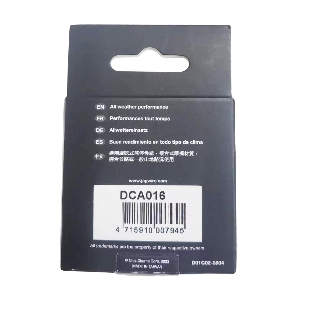 Jagwire DCA016 Electric Bicycle Disc Brake Pads MT200 M515 M280 B01S Compatible Disc Brake Bike Caliper Pads