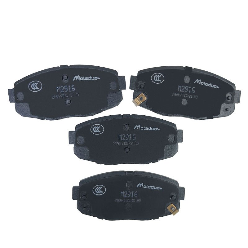 M2916 Ceramic Front Brake Pads for BYD Qin Pro Yuan EV3 EV5 FDB5320-D Semi Metal No Noise No Dust Quality Wholesale Brake Pad