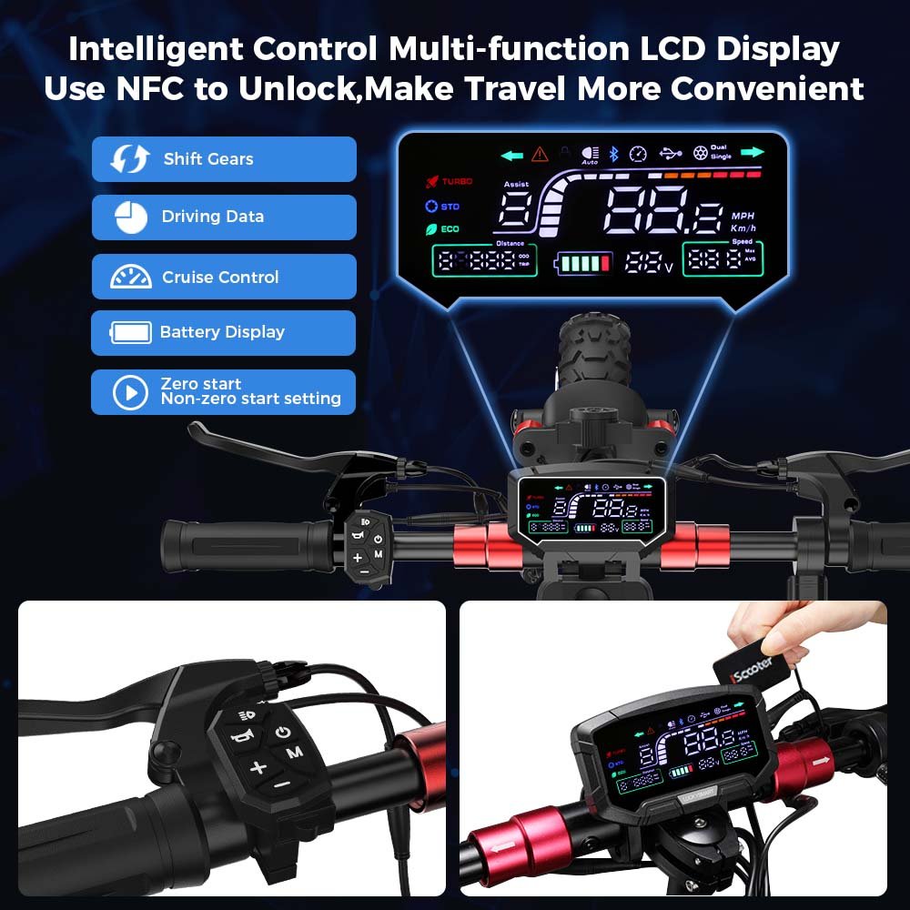 Iscooter IX6 Scooter Eu Warehouse 2023 alibaba Long Range Scooters and Electric Scooters Manufacturer for Adults Fast