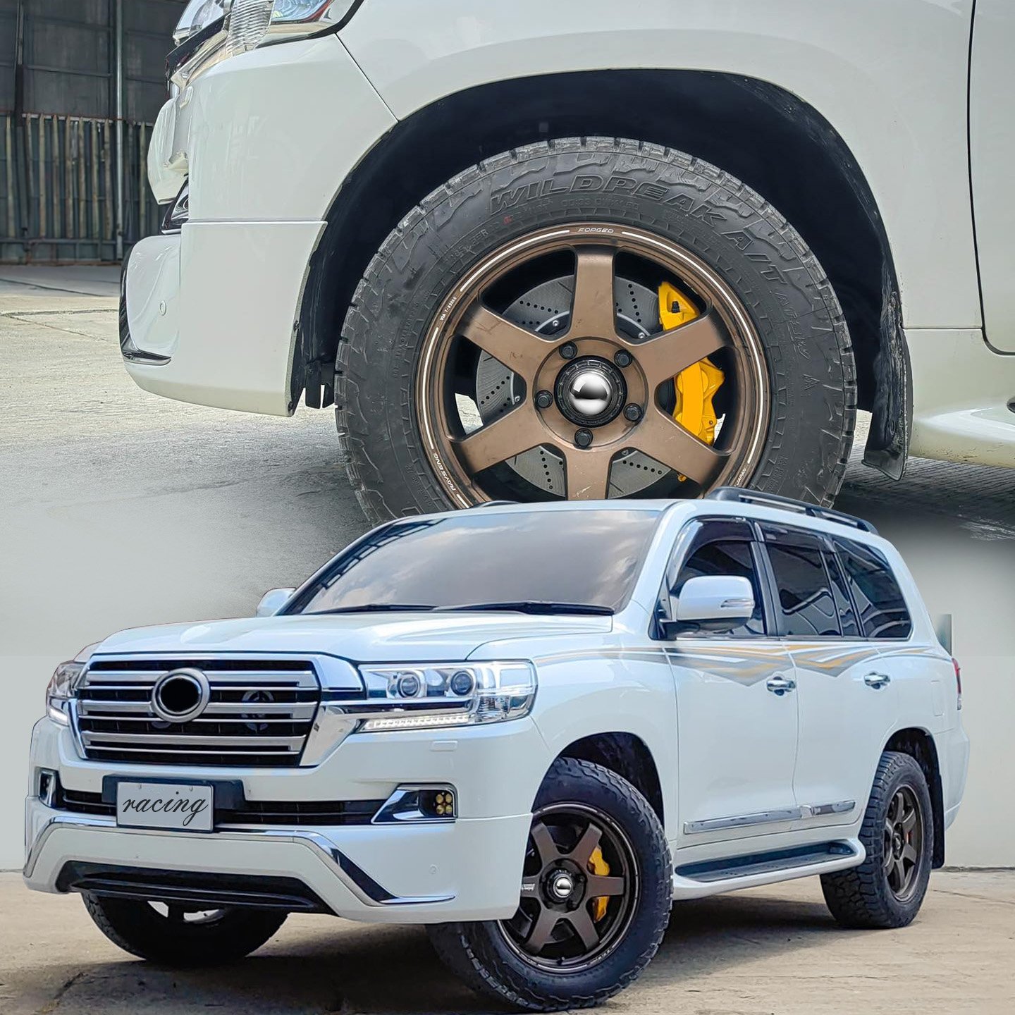 High Performance Auto Brake Caliper Calipers Kit for toyota Land Cruiser Prado
