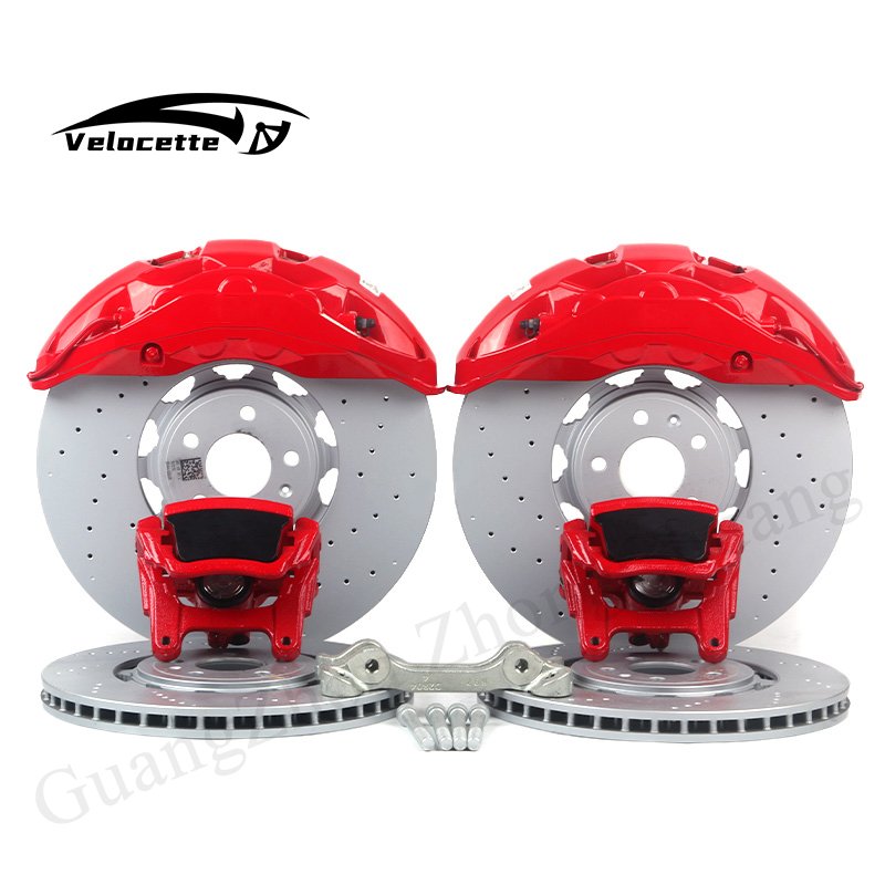 Car Upgrade Auto Brake System 10N 10-pot Front and Rear Racing Brake Calipers Kit for Audi A6 A7 A8 Q7 Q8 RS8 Professional