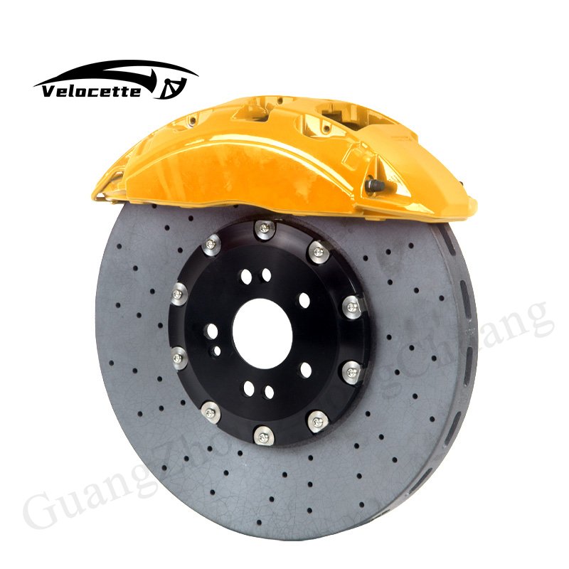 High Quality Carbon Ceramic Disc Auto Brake System G63 6 Pot Brake Kits for BMW E30 E36 E46 Front Wheel Compatible Toyota Audi