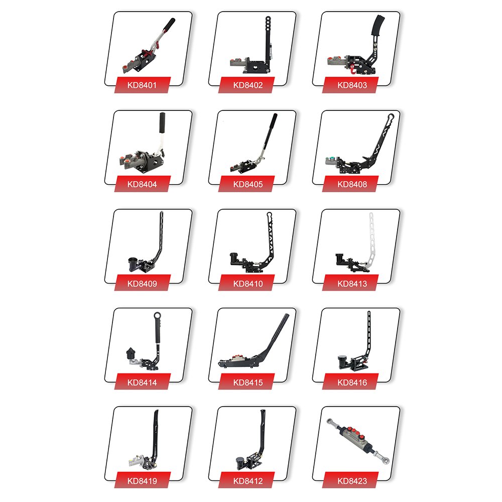 Vertical Type Universal Sim Sports Hydro Adjustable Drift Dual Cylinder Oil Hydraulic Handbrake Handle Kit for Racing Car