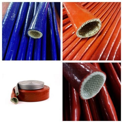 Auto Brake Cables Heat Shield Silicone Coated Heat Sleeving