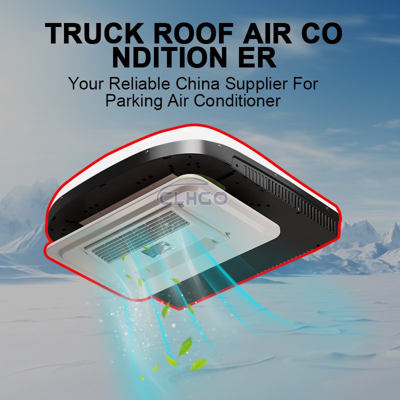 New Energy Van air Conditioner Double Fans Dc 12v 24v Electric Car Van Truck Bus Caravan Ac Unit 12 Volt