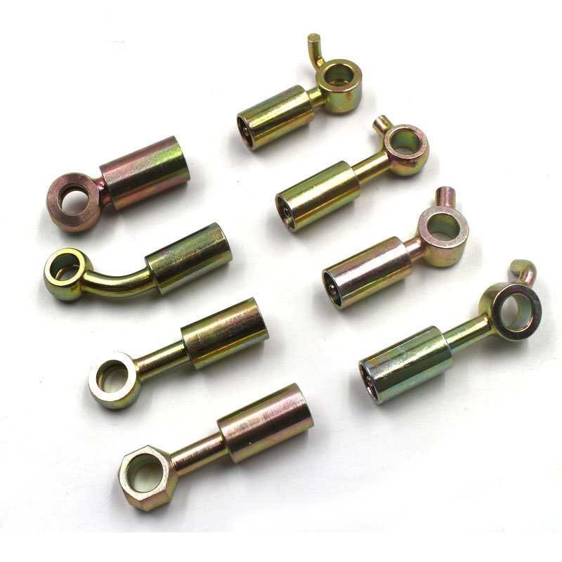 Rubber Brake Hose Line Male Female Banjo End Fitting