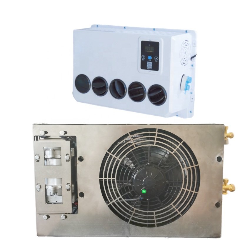 24V Universal 12 Volt Battery 12V AC System Tractor Parking Conditioner air Conditioning for Truck