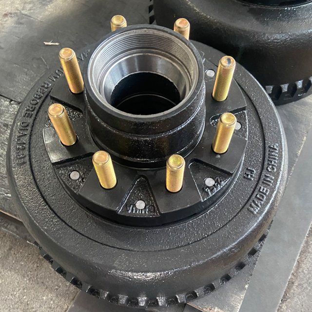 High Quality 8000 Pounds Trailer Hub Drum 8 Holes with Electronic/hydraulic Brake Trailer Wheel Hub