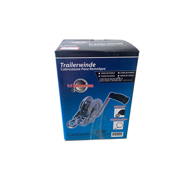 CHANGXIN 1200LBS Mini Hand Winch Manual Winch Brake Winch for Crane Light Tower